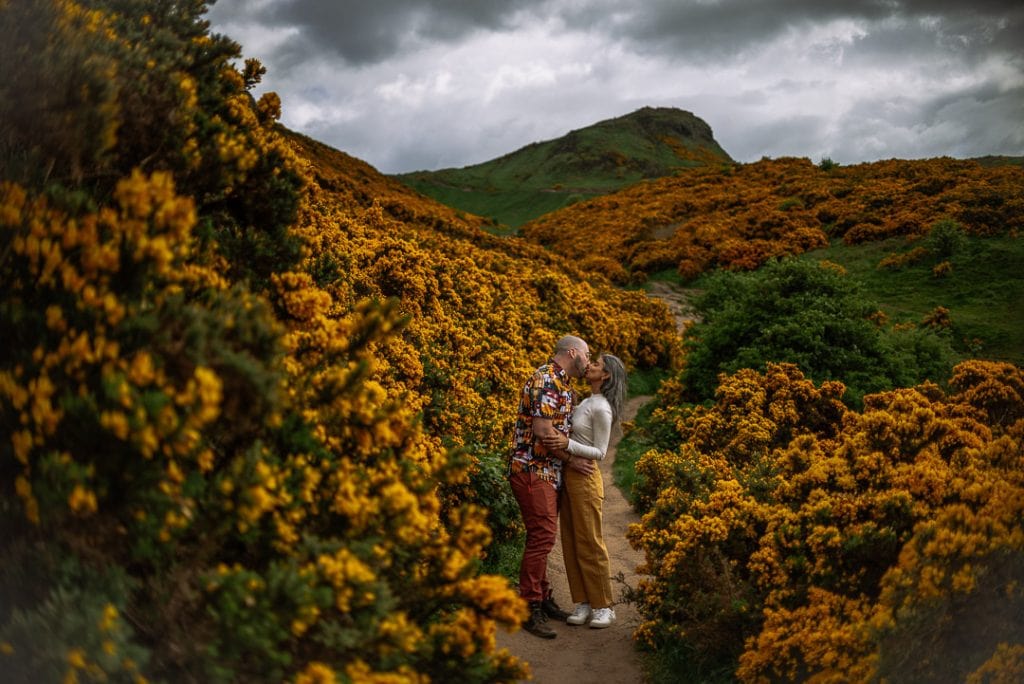 couple's photoshoot in edinburgh scotland