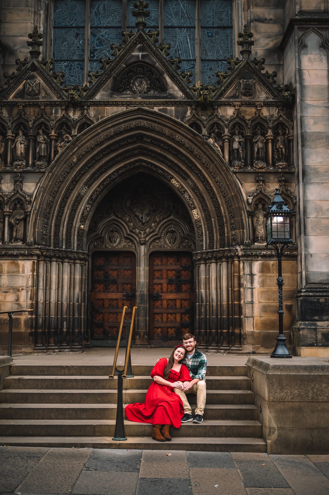 mandy and benjie edinburgh couples photoshoot