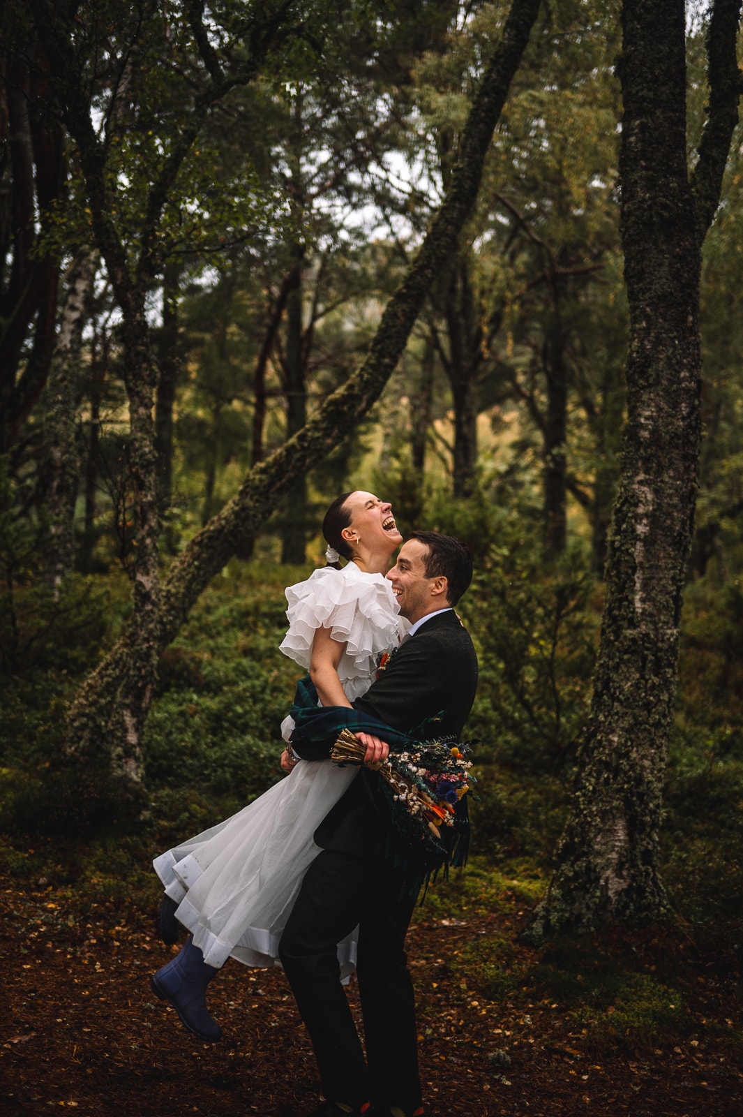 loch an eilein wedding caitlin and jack