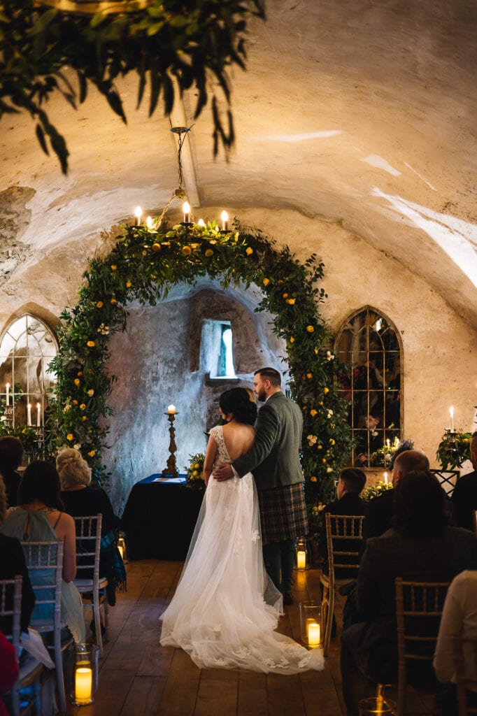 neidpath castle wedding scotland
