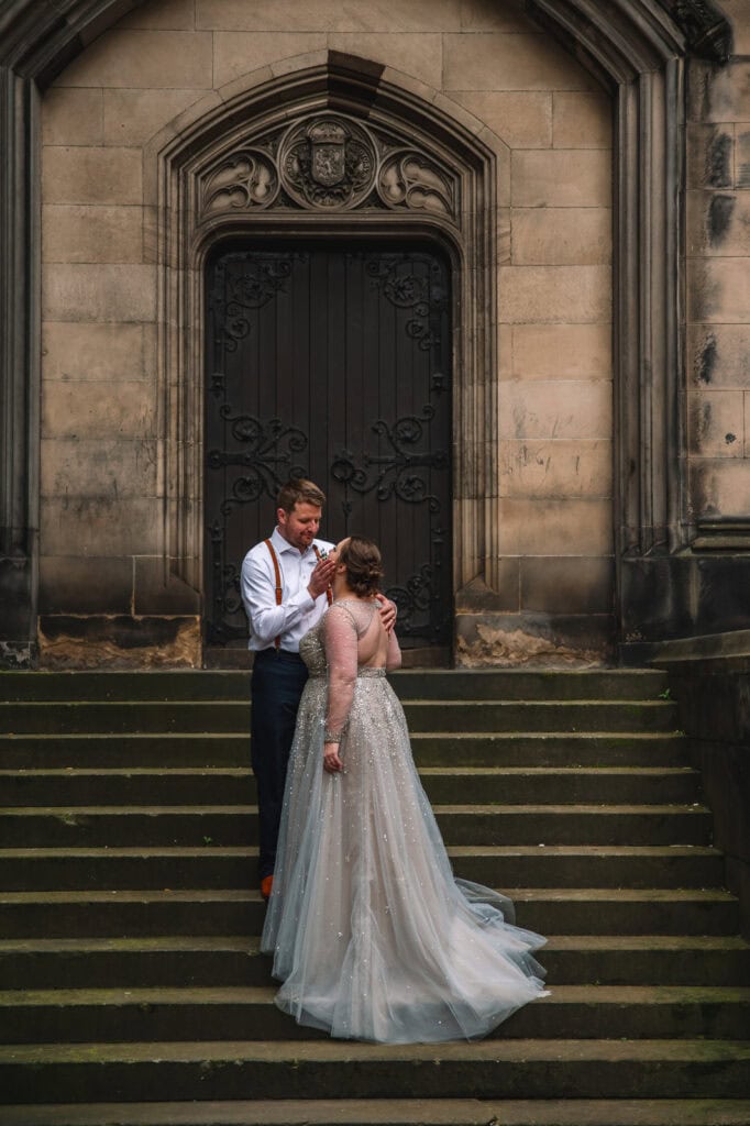 st giles edinburgh wedding photography ella and john