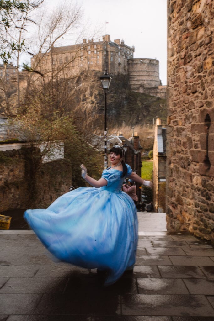 raven edinburgh ballgown cosplay fantasy photoshoot