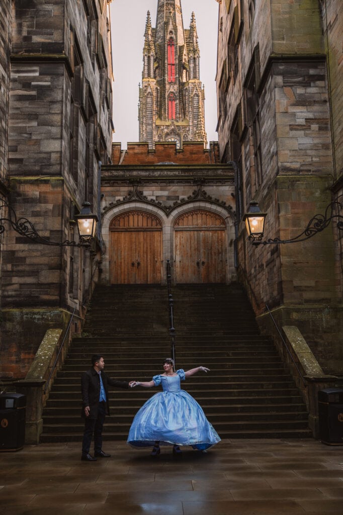 raven edinburgh ballgown cosplay fantasy photoshoot