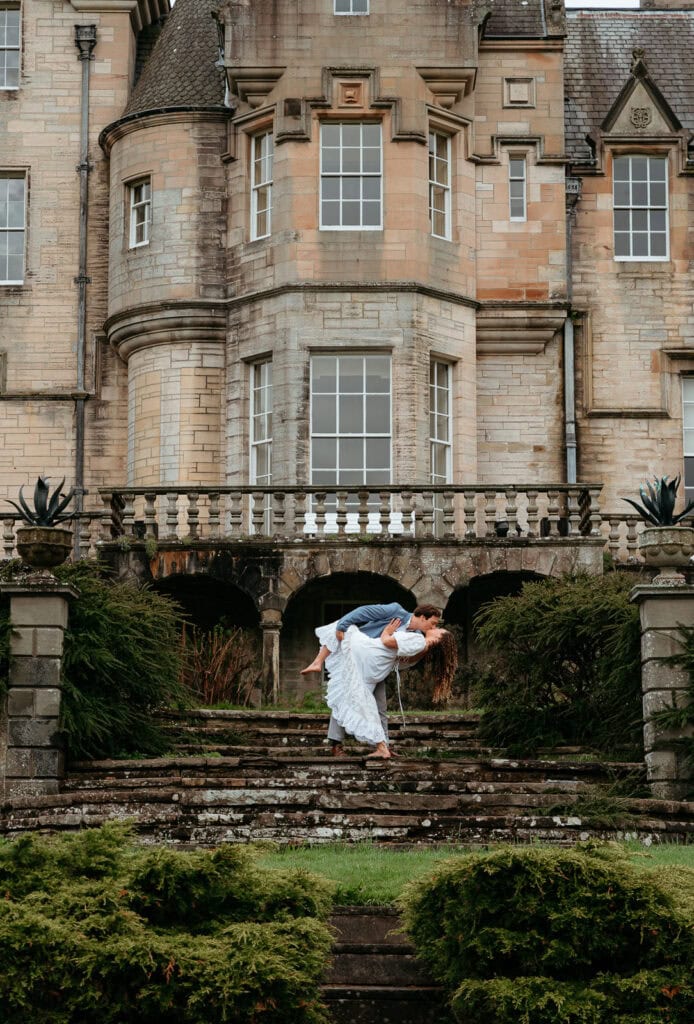 morgan and collie glen house estate innerleithen scotland engagement shoot