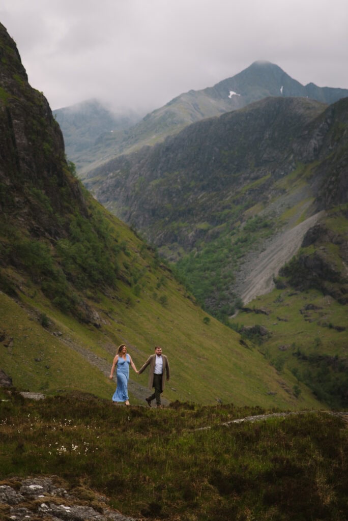 abby and victor glencoe proposal photoshoot the study