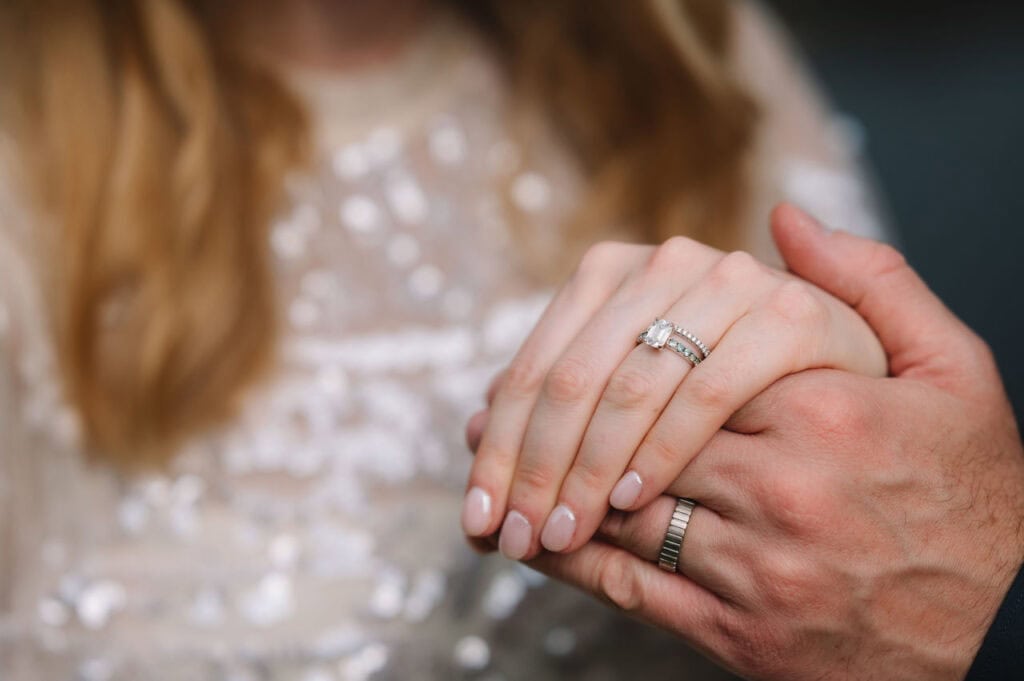 Helen and Callum Edinburgh Elopement at Dunsapie Loch