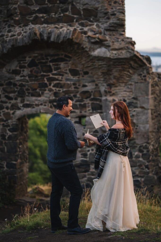 Aria and Kyler Edinburgh Vow Renewal