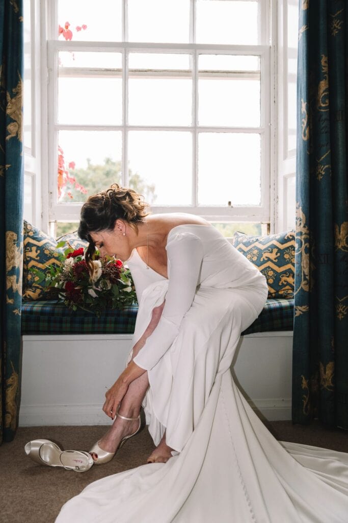 Hannah and Dirk Elopement at Dalhousie Castle