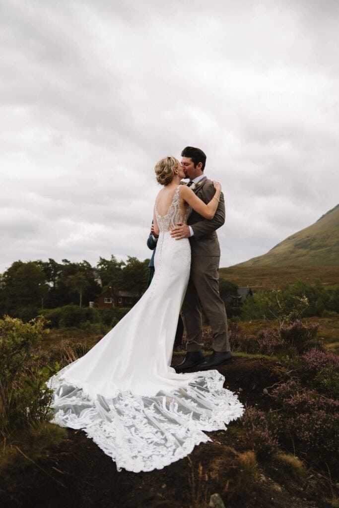 Kenzie and Justin Isle of Skye Elopement cuillin mountains sligachan
