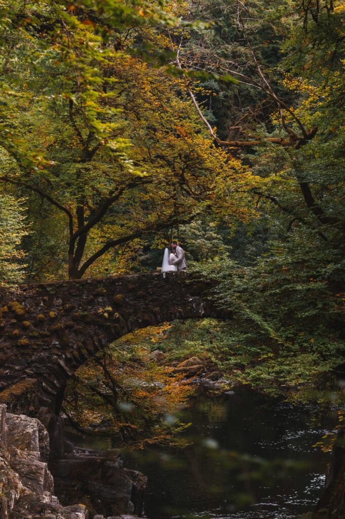 the hermitage dunkeld elopement claire and ian