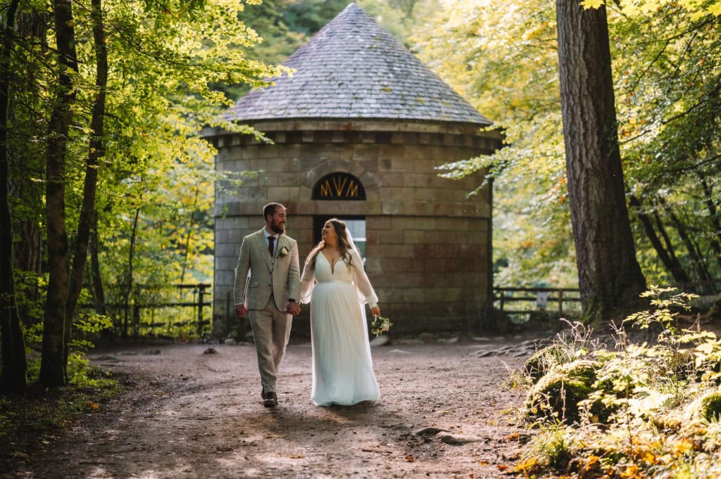 the hermitage dunkeld elopement photographer claire and ian