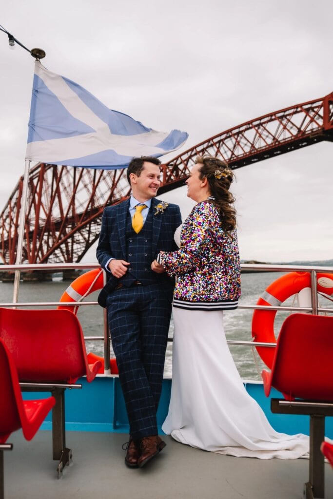 Ali and Barry Wedding at Inchcolm Island