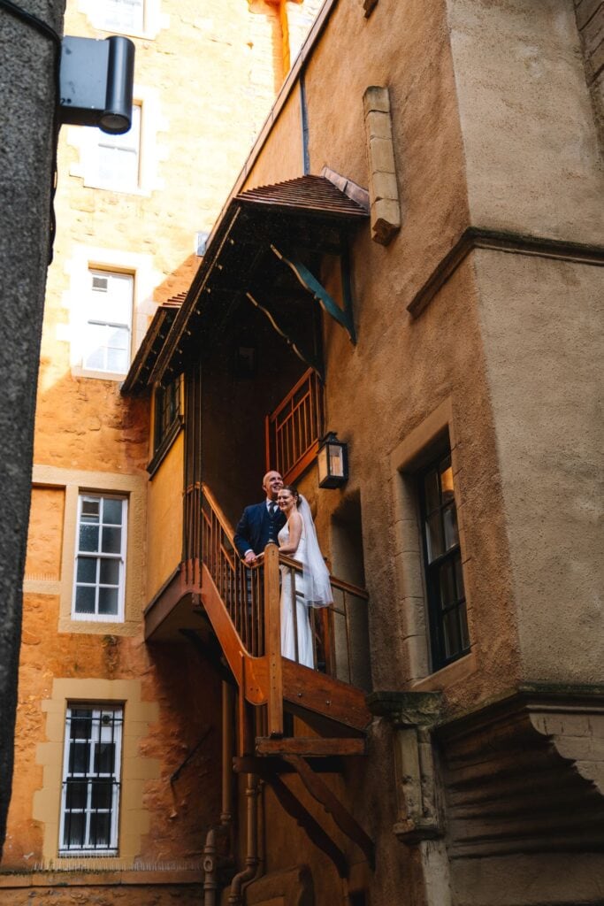 Laura and Andrew at Riddle's Court