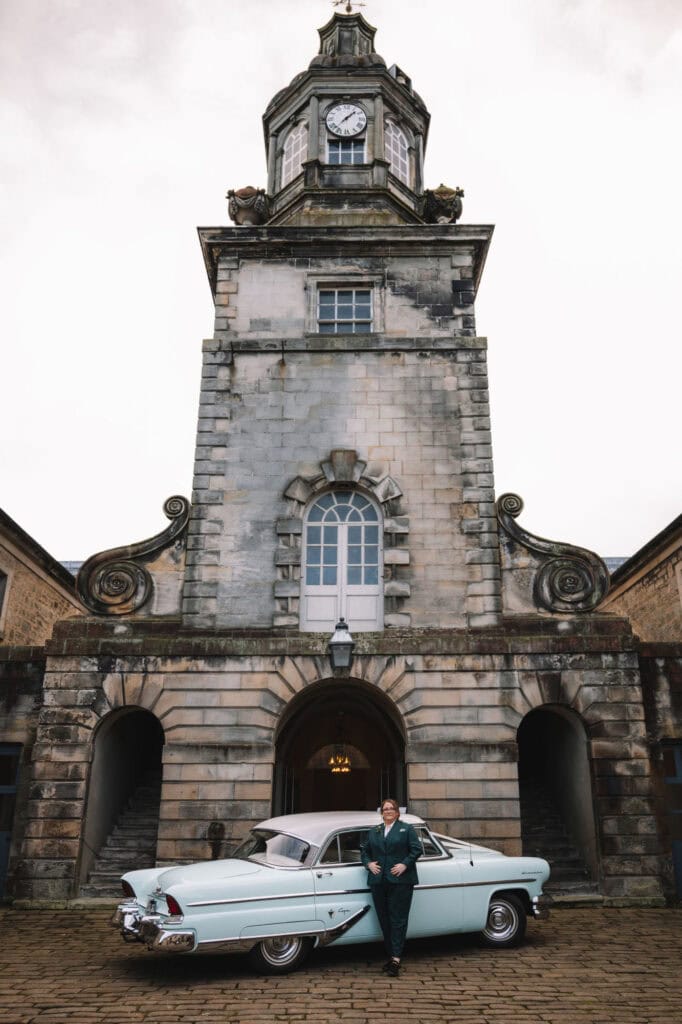 Grace and Lucy at Hopetoun House