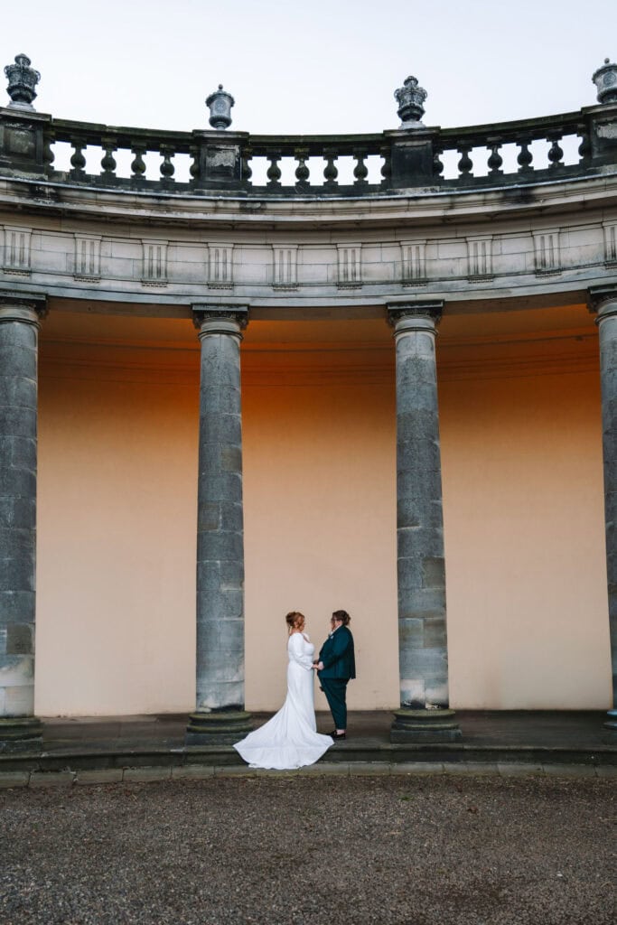Grace and Lucy at Hopetoun House