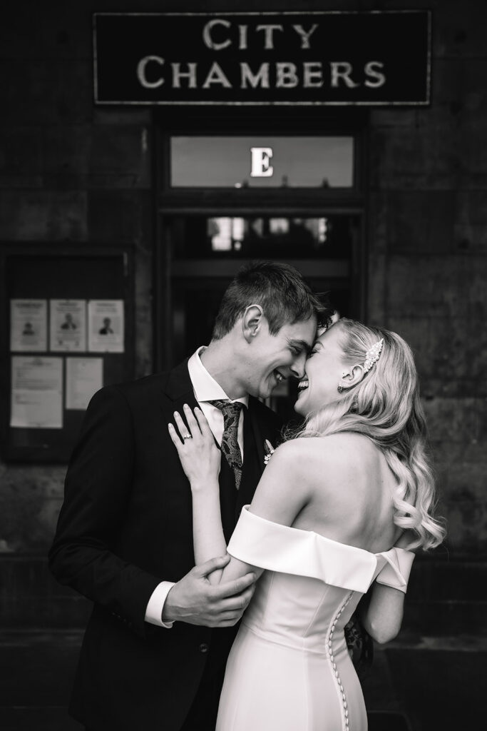 Niamh and Ben - Edinburgh City Chambers Micro Wedding