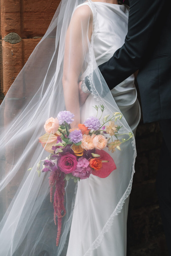 Dom and Will Edinburgh Elopement flowers