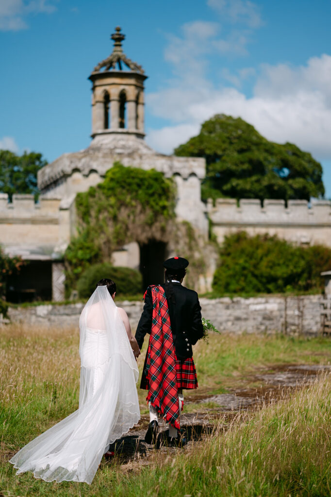Kate and Nathan Duns Castle Wedding