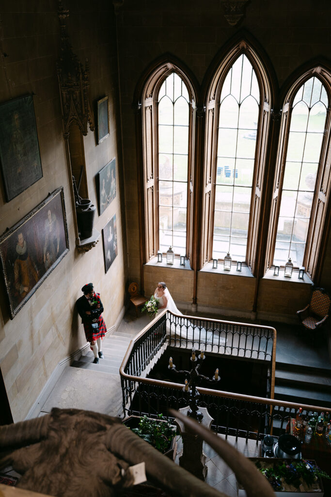 Kate and Nathan Duns Castle Wedding