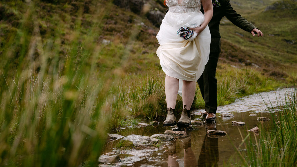 Courtney and Justin in Glencoe boots