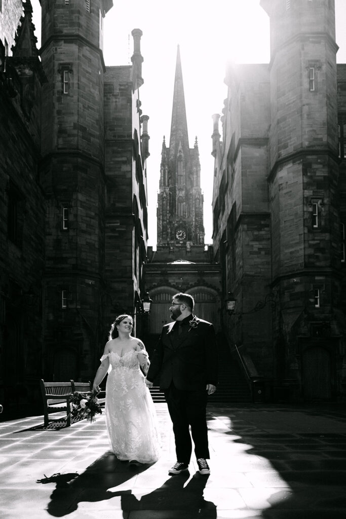 Kelsey and Johnny - Edinburgh Elopement