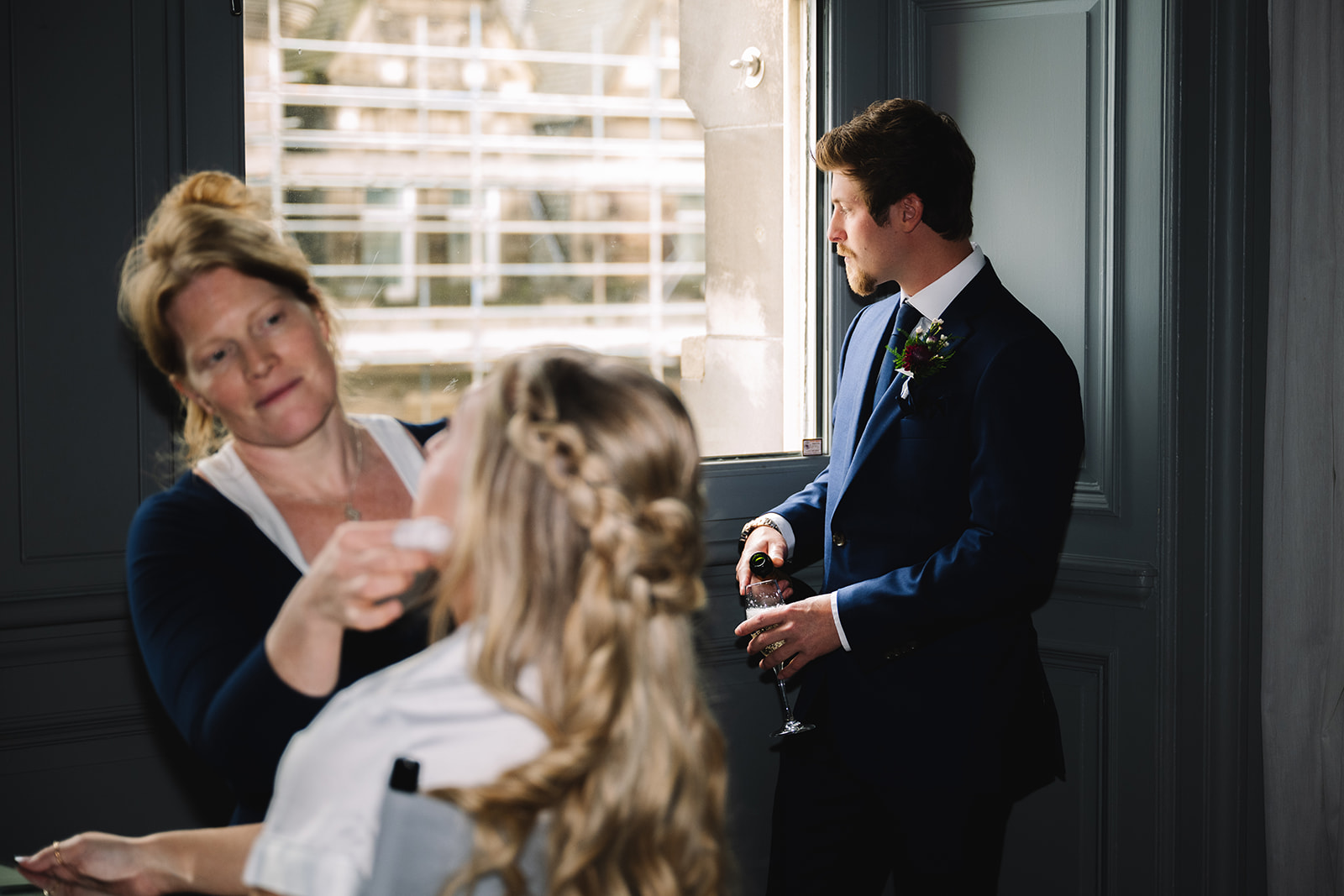 bride getting ready