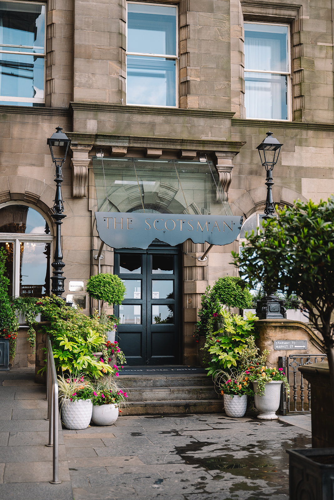 the scotsman entrance