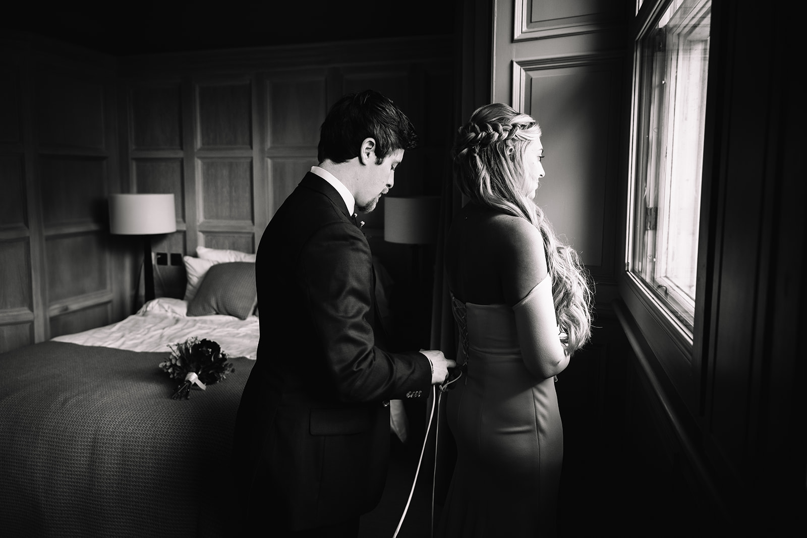 bride getting ready