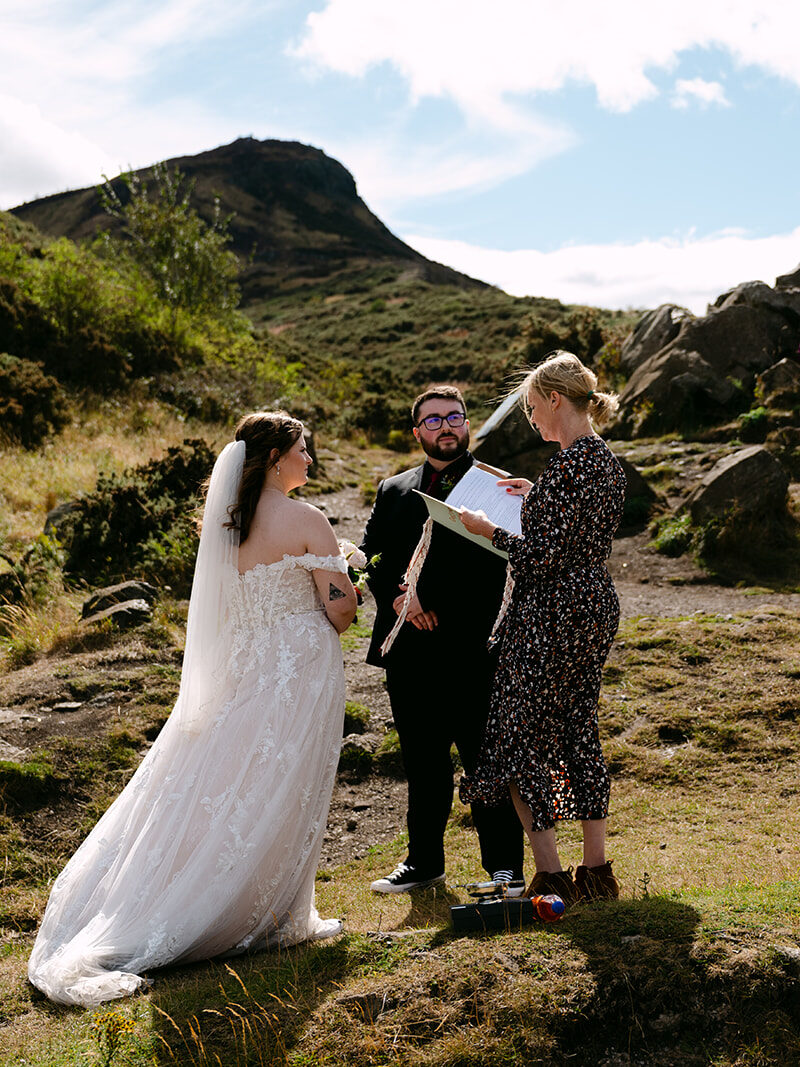 Kelsey and Johnny - Edinburgh Elopement