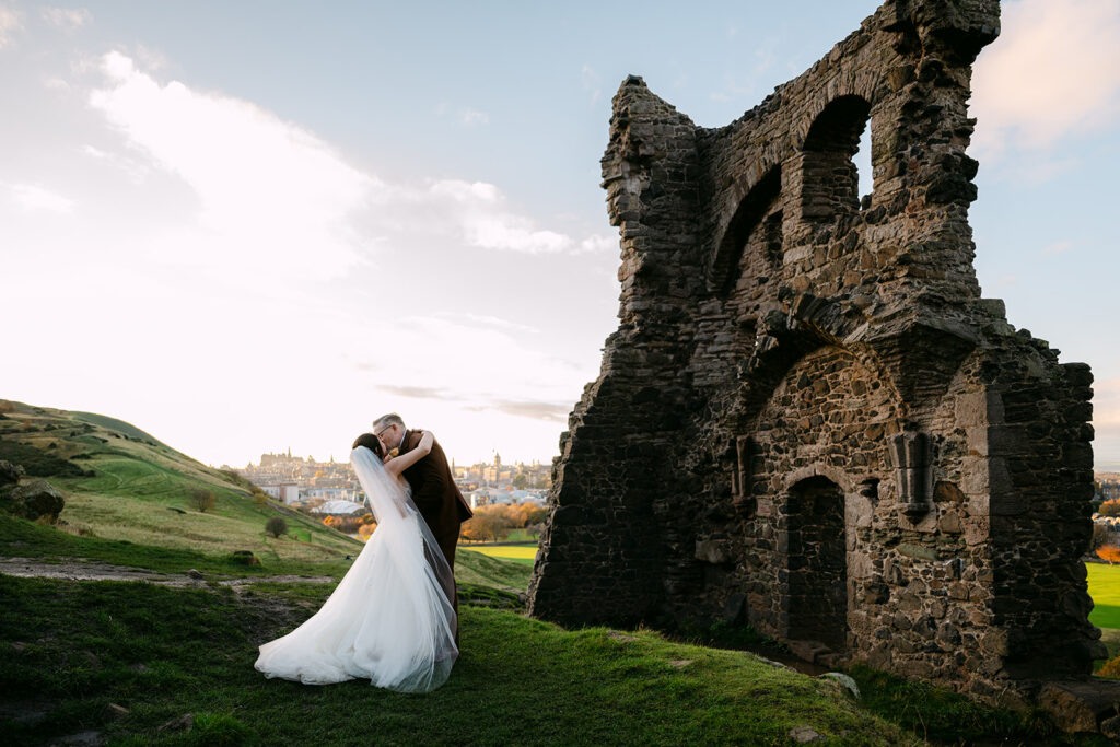 Natalie and Jerry edinburgh elopement