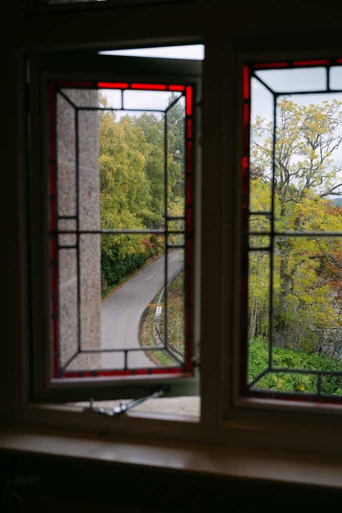 view from tower ess glen tanar