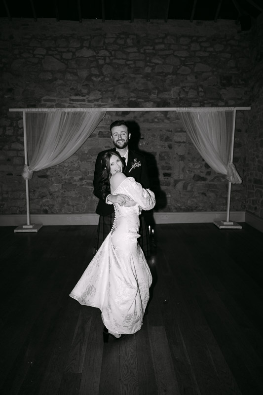 couple dances at kirknewton house stables