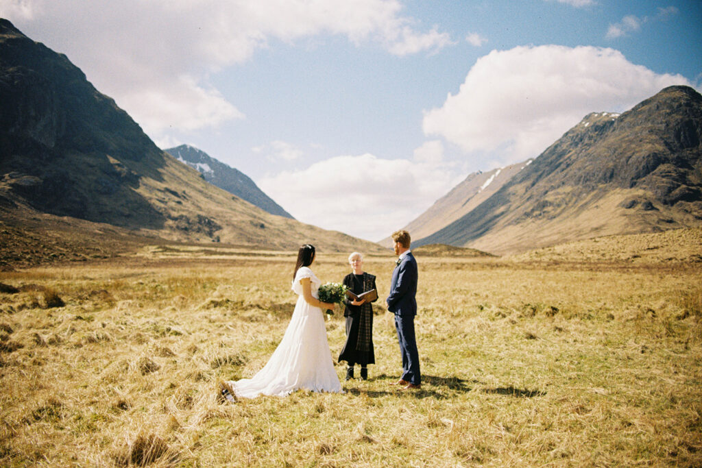 couple elopes in glencoe scotland