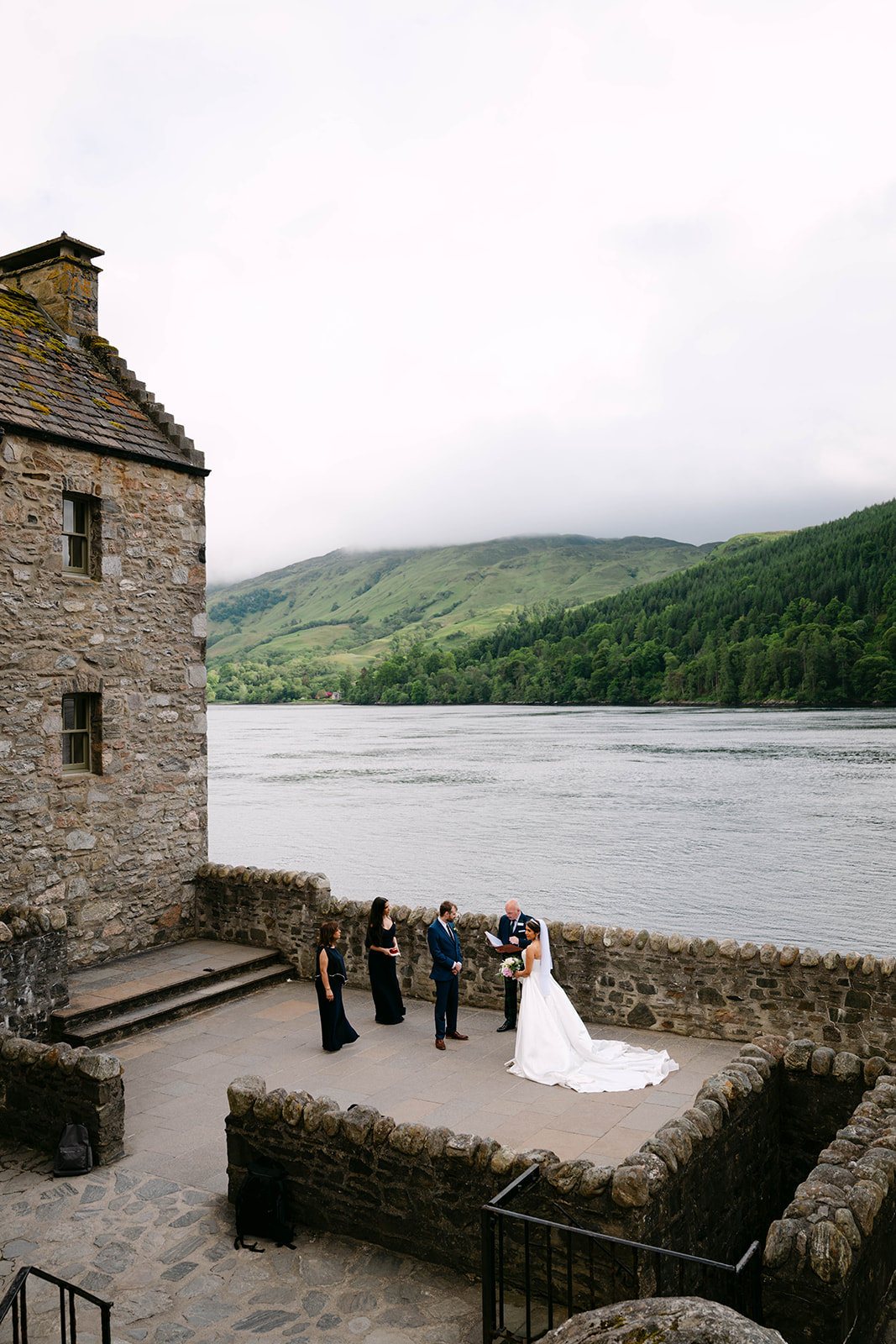 Ra'na and David eilean donan castle wedding