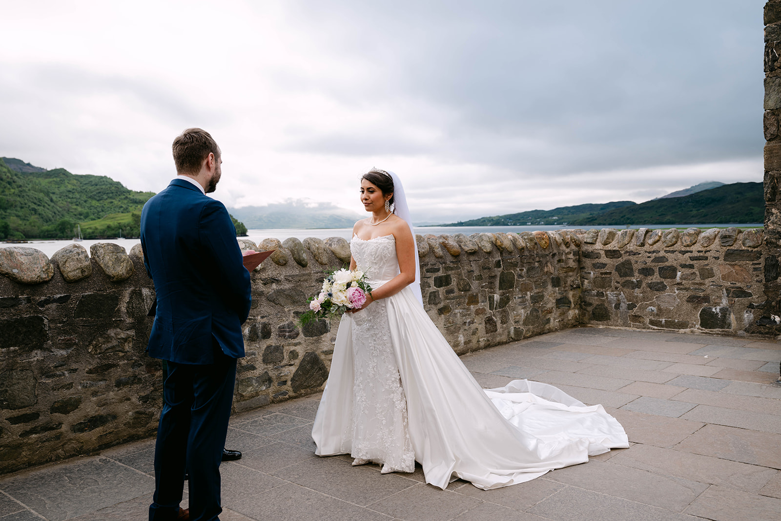 Ra'na and David eilean donan castle wedding