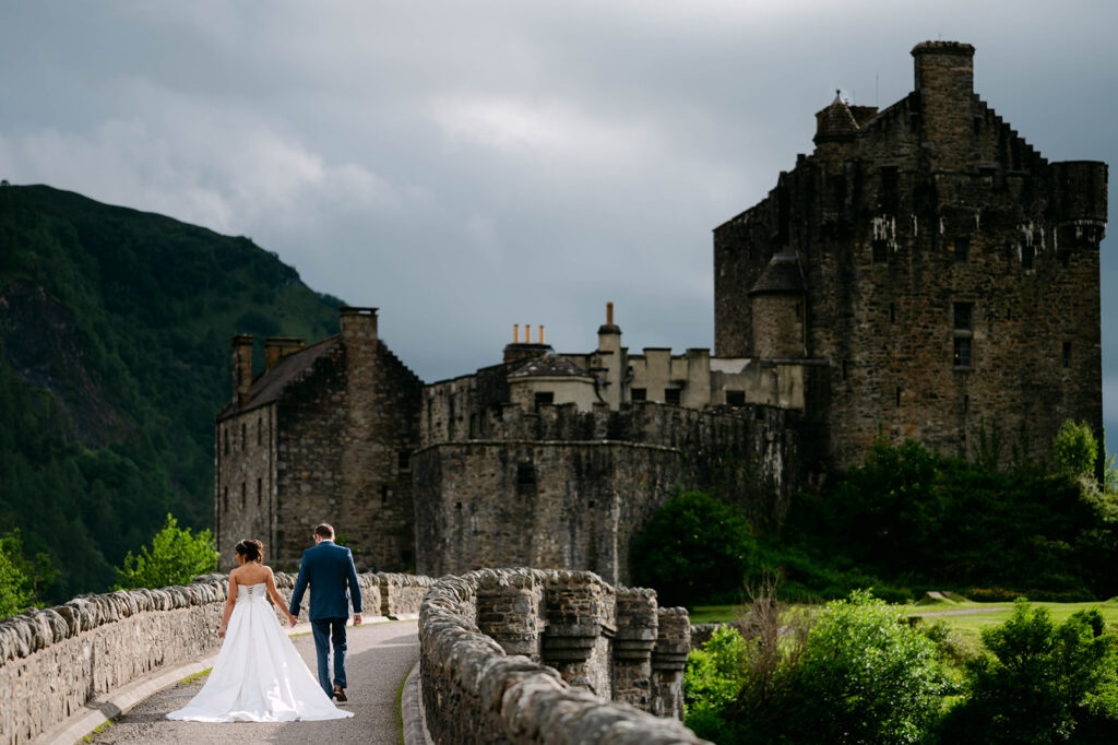 Ra'na and David eilean donan castle wedding
