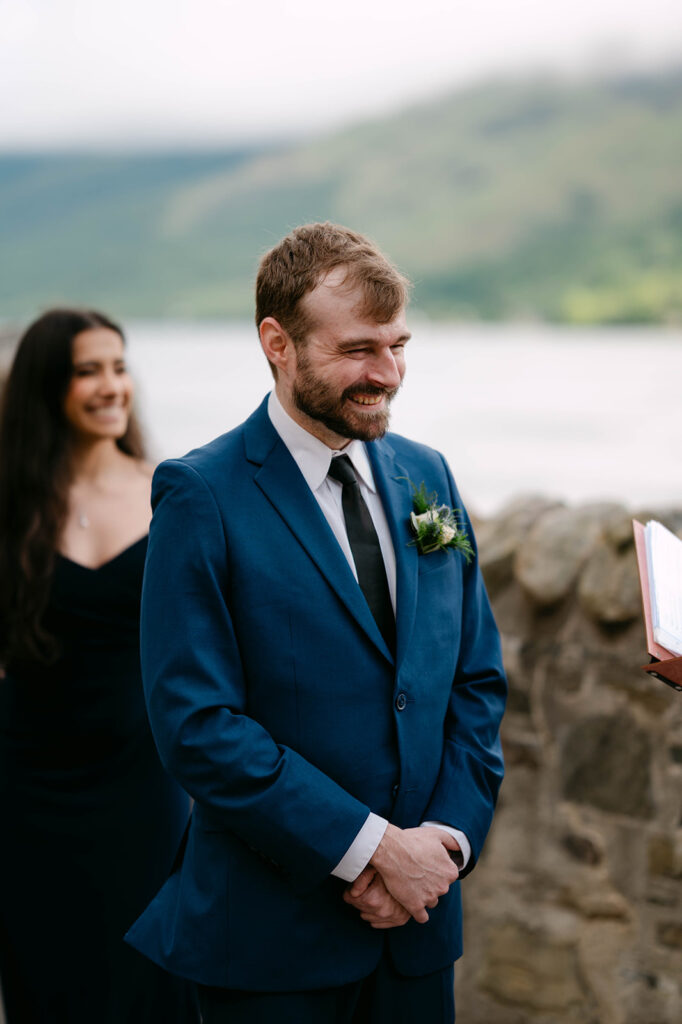 Ra'na and David eilean donan castle wedding